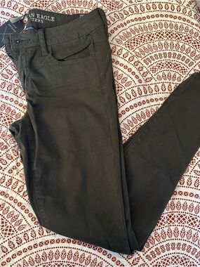 American Eagle Sateen X Dark Gray Jeggings